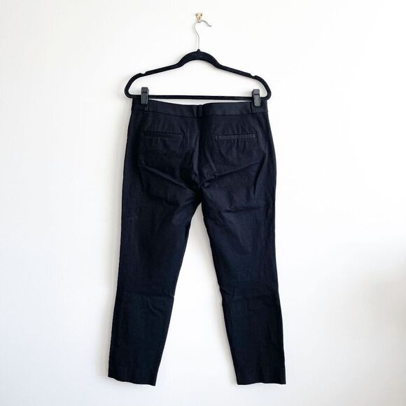 Banana Republic Womens Sloan Straight Leg Pants Mid Rise Black Size 10 - Picture 2 of 9